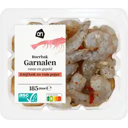 Albert Heijn AH Roerbak garnalen knoflook aanbieding