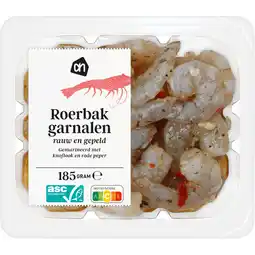 Albert Heijn AH Roerbak garnalen knoflook aanbieding