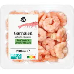 Albert Heijn AH Garnalen knoflook aanbieding