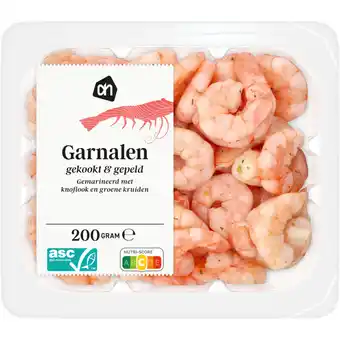 Albert Heijn AH Garnalen knoflook aanbieding