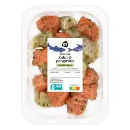 Albert Heijn AH Roerbak zalm & pangasius tuinkruiden aanbieding