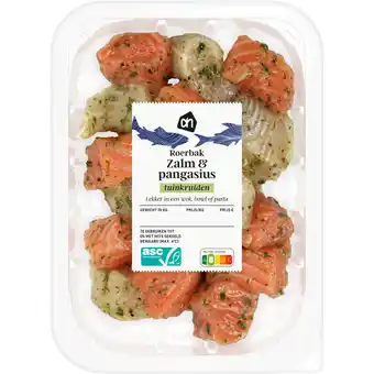 Albert Heijn AH Roerbak zalm & pangasius tuinkruiden aanbieding