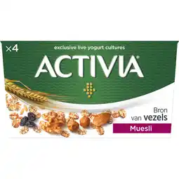 Albert Heijn Activia Yoghurt muesli aanbieding