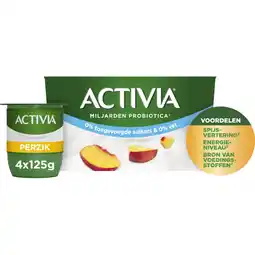 Albert Heijn Activia Yoghurt perzik 0% aanbieding