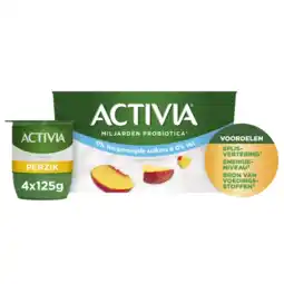 Albert Heijn Activia Yoghurt perzik 0% aanbieding