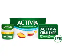 Albert Heijn Activia Yoghurt perzik 0% aanbieding