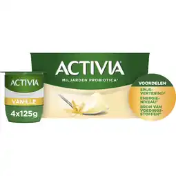 Albert Heijn Activia Yoghurt vanille aanbieding