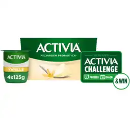 Albert Heijn Activia Yoghurt vanille aanbieding