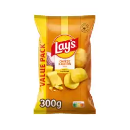 Albert Heijn Lay's Cheese onion flavour value pack aanbieding