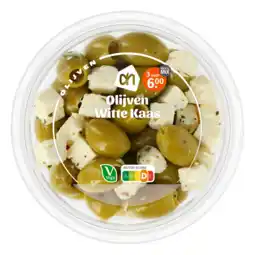 Albert Heijn AH Groene olijven met witte kaas aanbieding