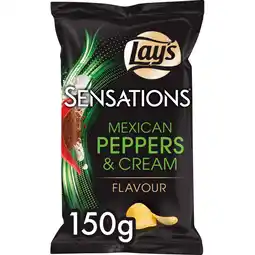 Albert Heijn Lay's Sensations Mexican peppers & cream aanbieding