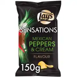 Albert Heijn Lay's Sensations Mexican peppers & cream aanbieding