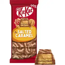 Albert Heijn Kitkat Melkchocoladereep salted caramel aanbieding