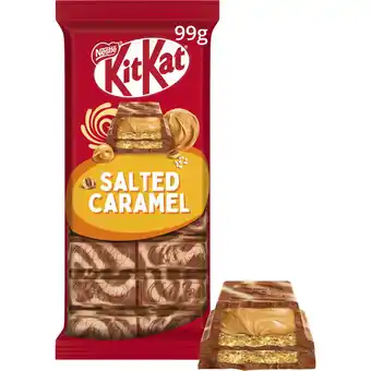 Albert Heijn Kitkat Melkchocoladereep salted caramel aanbieding