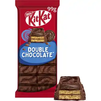 Albert Heijn Kitkat Melkchocoladereep double chocolate aanbieding