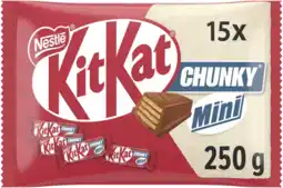Albert Heijn Kitkat Chunky mini melkchocolade uitdeelzak aanbieding