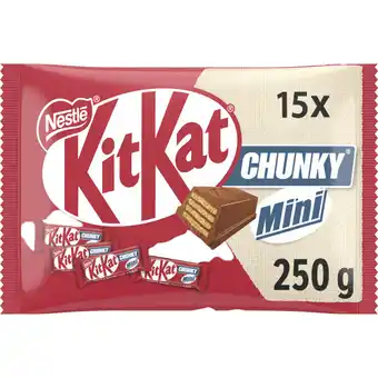 Albert Heijn Kitkat Chunky mini melkchocolade uitdeelzak aanbieding