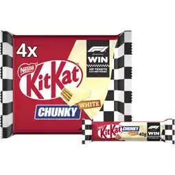 Albert Heijn Kitkat Chunky white reep 4-pack aanbieding