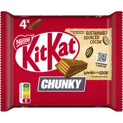 Albert Heijn Kitkat Chunky melkchocolade reep 4-pack aanbieding