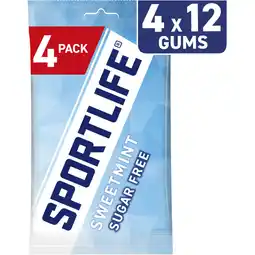 Albert Heijn Sportlife Sweetmint 4-pack aanbieding