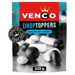 Albert Heijn Venco Droptoppers salmiak & mint aanbieding