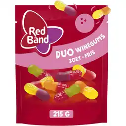 Albert Heijn Red Band Duo winegums zoet fris aanbieding