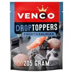 Albert Heijn Venco Droptoppers zacht & salmiak aanbieding