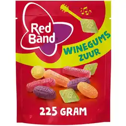 Albert Heijn Red Band Winegums zuur aanbieding
