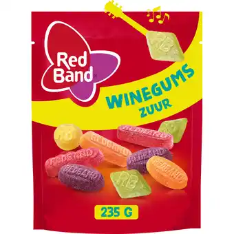 Albert Heijn Red Band Winegums zuur aanbieding