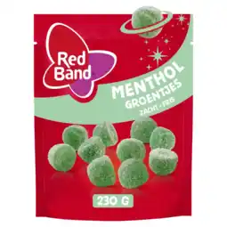 Albert Heijn Red Band Menthol groentjes zacht fris aanbieding
