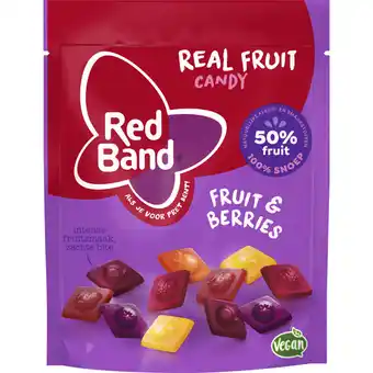 Albert Heijn Red Band Real fruit candy fruit & berries aanbieding