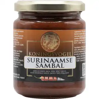 Albert Heijn Koningsvogel Surinaamse sambal aanbieding