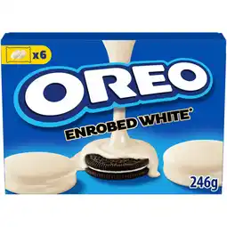 Albert Heijn Oreo Koekjes omhuld met witte chocoladesmaak aanbieding