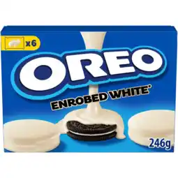 Albert Heijn Oreo Koekjes omhuld met witte chocoladesmaak aanbieding