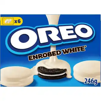 Albert Heijn Oreo Koekjes omhuld met witte chocoladesmaak aanbieding