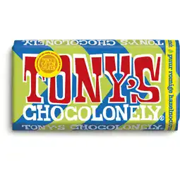 Albert Heijn Tony's Chocolonely Reep puur romige hazelnoot aanbieding