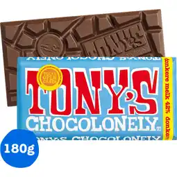 Albert Heijn Tony's Chocolonely Reep donkere melk 42% aanbieding