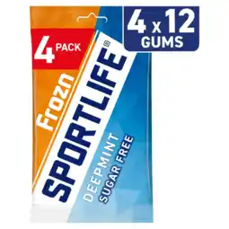 Albert Heijn Sportlife Frozn deepmint sugar free gums 4-pack aanbieding