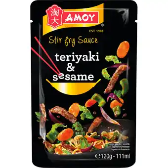 Albert Heijn Amoy Stir fry sauce teriyaki-sesame aanbieding