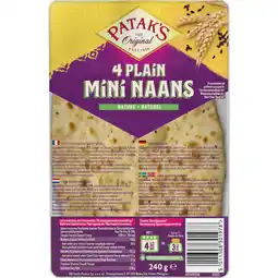 Albert Heijn Patak's Mini naan plain aanbieding
