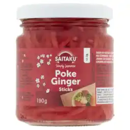 Albert Heijn Saitaku Poke ginger sticks aanbieding