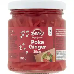 Albert Heijn Saitaku Poke ginger sticks aanbieding