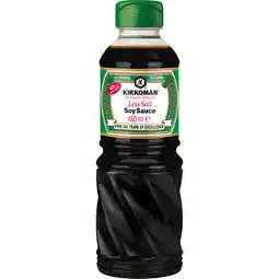 Albert Heijn Kikkoman Soy sauce less salt aanbieding