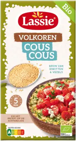 Albert Heijn Lassie Bio volkoren couscous aanbieding