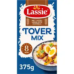 Albert Heijn Lassie Tover mix met vezel verrijkte korrels aanbieding