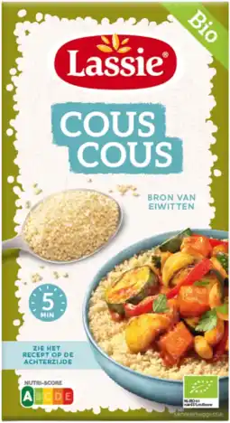 Albert Heijn Lassie Bio couscous aanbieding
