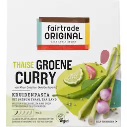 Albert Heijn Fairtrade Original Kruidenpasta groene curry aanbieding