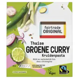 Albert Heijn Fairtrade Original Kruidenpasta groene curry aanbieding