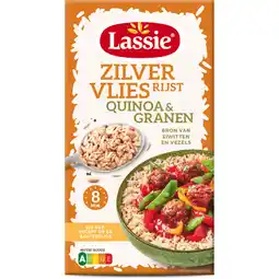 Albert Heijn Lassie Zilvervliesrijst quinoa & granen aanbieding