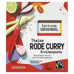 Albert Heijn Fairtrade Original Kruidenpasta rode curry aanbieding